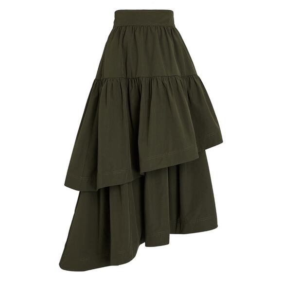 Aje Interlace Midi Ruffle Asymmetrical Skirt - Picture 4 of 12